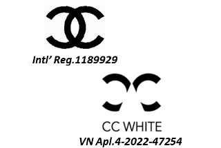 Đơn đăng ký nhãn hiệu “CC WHITE, hình” bị phản đối